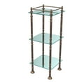 thumbnail image 2 of Three Tier Etagere with 14 Inch x 14 Inch Shelves - Satin Nickel, 2 of 5