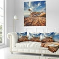 thumbnail image 3 of Designart Sunrise with Old Tree at Peak - Landscape Photo Throw Pillow - 16x16, 3 of 5