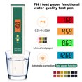 thumbnail image 4 of Medidor de PH digital Probador de PH Probador de del agua Función de temperatura, 4 of 8