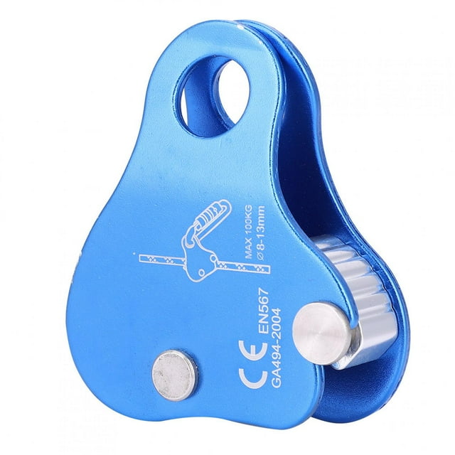 Climbing Rope Grab, Climbing Descender, 5KN Load Rope Grab Lock For Mountaineering 10-12 Mm Rope Climbing Aerial Work