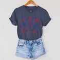thumbnail image 6 of Mifsaly Independence Day Cotton Top Women Fireworks Print Crewneck Short Sleeve T-Shirt 4Th of July Celebration Patriotic Tees M, 6 of 7