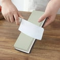 thumbnail image 3 of Whetstone Sharpening Stone 1000/4000 Grit - Knife Sharpener Stone - Rubber Stone Holder Included, 3 of 8