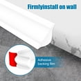 thumbnail image 3 of Flexible Molding Trim,White Self Adhesive Wall Trim Mini Peel and Stick Rubber Trim Molding for Floor, Bathroom,Walls,Kitchen,Countertop Home Decoration, 3 of 7
