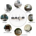 thumbnail image 6 of Unique Bargains Furniture Chair Metal Glide Feet Leg Floor Protector Nails 1.9cm Dia 20Pcs, 6 of 7