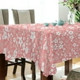 thumbnail image 3 of Coolnut Beautiful Little Flowers Tablecloth 60" x 60" Rectangle Table Cloth Stain-Resistant Dining Table Cover for Home Dinner Party House Decor, 3 of 7
