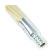 thumbnail image 2 of Boardwalk BWK136 0.94 in. x 60 in. Metal Tip Threaded Hardwood Broom Handle - Natural, 2 of 3