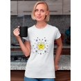 thumbnail image 2 of Happy Star Art Shaped T-Shirt Women -Image by Shutterstock, Female 3X-Large, 2 of 4