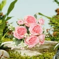 thumbnail image 5 of Mrzvby Valentine's Day Gifts for Women Beautiful Artificial Silk Fake Flowers Wedding Valentines Bouquet Bridal Decor, 5 of 6