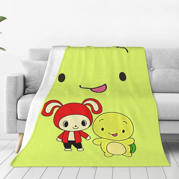 Kawaii jj Mikey Maizen Soft Micro Fleece Blanket Throw Lightweight Flannel Blankets for Bed Couch Sofa
