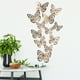 thumbnail image 1 of 12 pegatinas de pared de mariposa hueca con textura de metal 3D. Wmkox8yii fhajkh512, 1 of 6