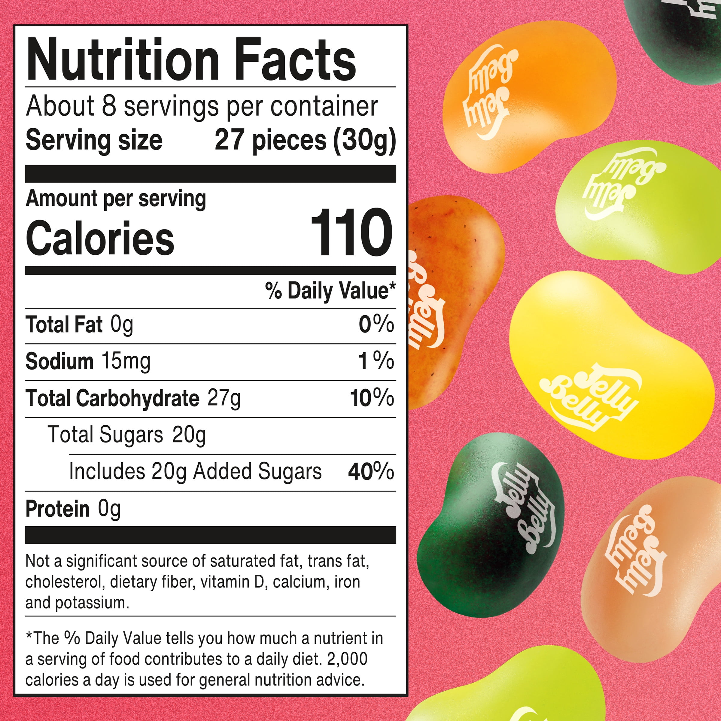 Jelly Belly Tropical Paradise Jelly Bean Collection - 8 oz Pouch Bag, 10-Count Case - Genuine, Official, Straight from the Source