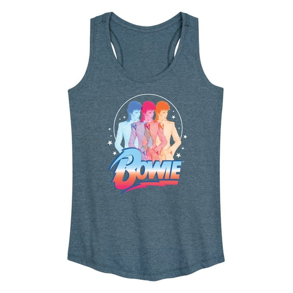 David Bowie - Bowie 3D - Women's Racerback Tank Top