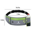 thumbnail image 4 of BCZHQQ Running Belt Hydration with Bottles,Water Bottle Holder,Zipper Waist Pouch Fits Most phones,Zerobounce Design for Cycling Climbing Marathon, 4 of 8