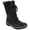 Black, variant on by Jambu Womens Siberia Faux Leather Faux Fur Winter & Snow Boots