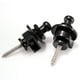 thumbnail image 2 of Pair Black Skidproof Para Guitarra Eléctrica Partes De Bajos Nuevo Hugo Partes de guitarra, 2 of 9