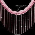 thumbnail image 3 of 1 Yard Rhinestone Fringer Trim Diamond Ribbon Crystal Tassel Sparkle Jewel Chain for Cloth Sewing Crafts DIY Decoration, 3 of 7