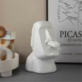 thumbnail image 5 of Napkin Box Nordic Style Stone Statue Nostril Tissue Box D, 5 of 5