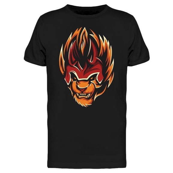 Mighty Lion Icon Clipart Tee Men's -Image by Shutterstock