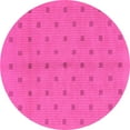 thumbnail image 1 of Ahgly Company Indoor Round Abstract Pink Modern Area Rugs, 5' Round, 1 of 4