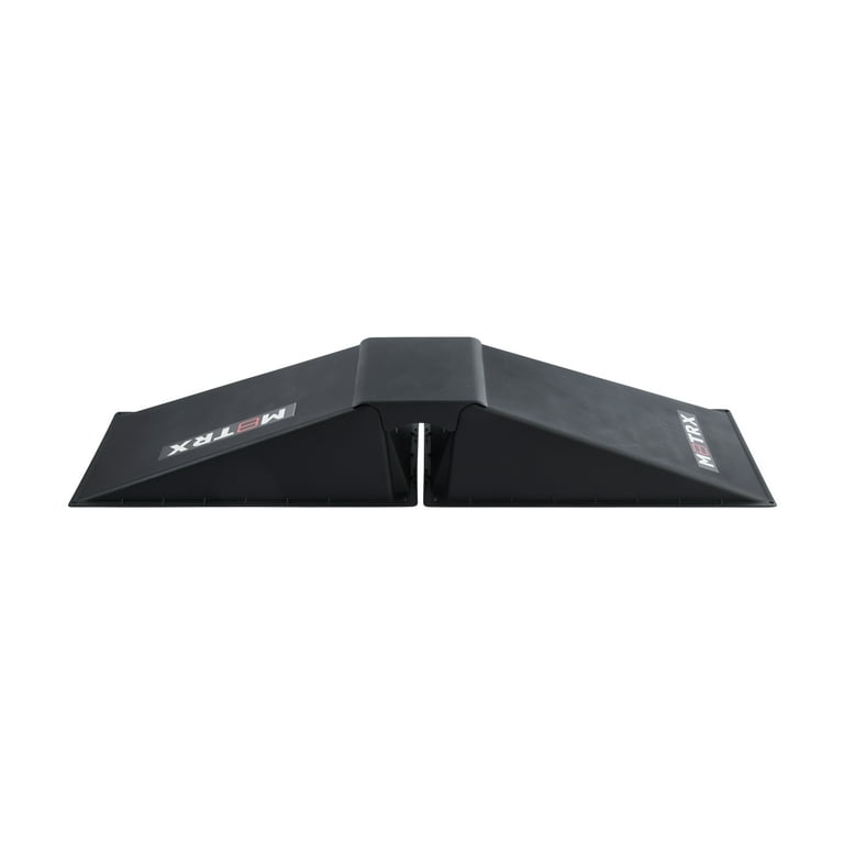 M8TRX SPORTS 2-in-1 Skateboard and Bike Ramp, Scooter Compatible