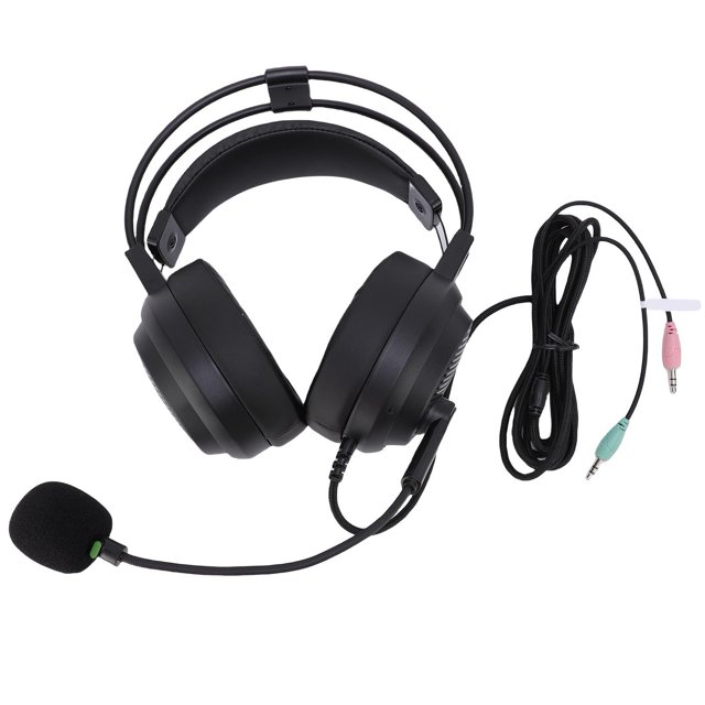 Casque Filaire avec Microphone pour PC, Casque de Classe avec Micro à Réduction de Bruit, pour Réunion de Travail à la Maison Ou au Bureau