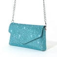 thumbnail image 1 of Enveloppe Pochette Chaîne Partie Dîner Sac PU Mode Embellis Sac à Main de Fête, 1 of 10