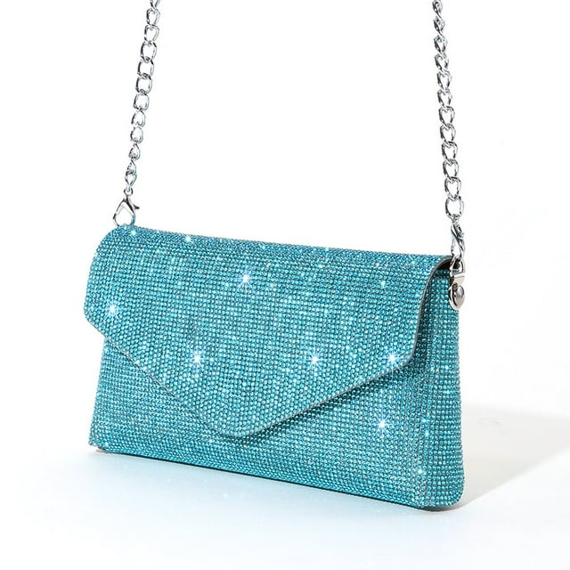 Sac à Main Enveloppe Pochette Chaîne Sac de Fête Sac à Dîner Mode Orné Sacs à Main de Fête