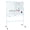 White_B, variant on Rolling Dry Erase Whiteboard, 90x120cm Double-Sided White Board on Wheels, Portable White Board with Stand, Mobile Standing Whiteboards for Office, Home, School, Classroom (White)