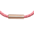 thumbnail image 2 of Pulsera para Mujer LuckyLy Piel Vegana Acero Inoxidable Modelo Cala Rosa UNITALLA, 2 of 6
