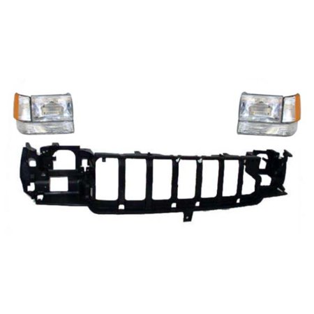For 97-98 Jeep Grand Cherokee HEADER PANEL HEADLIGHT SIDE MARKER SIGNAL LIGHT 7