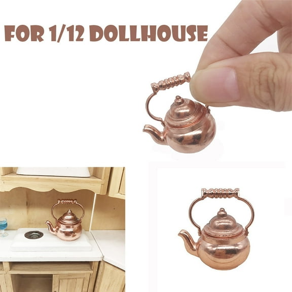 Iumwxz Kettle Pot Open Lid Dollhouse Miniature 1:12 Scale Home Toys Christmas Gifts home decor christmas clearance outdoors indoor