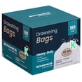 thumbnail image 2 of SONGMICS Bolsas de Basura, 50 L Bolsas de Basura con Cordones, Juego de 160, Código K, Blanco Crema, 2 of 6