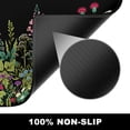thumbnail image 4 of Large Mouse Pad, Desk Pad, XXL XL Extended Gaming Mouse Pad, Desk Mat for Office & Home, Long Keyboard Mat, Huge Mouse Pad, Desktop Full Cover 31.5 x 11.8 Inches, Silent Midnight Flowers Black, 4 of 6