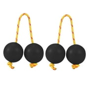 ZZkhGO Pack of 2 Hand Shaker Instruments, ABS Plastic Percussion Balls, Rhythm Kashaka for Music Lovers Beginners