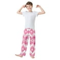thumbnail image 2 of FORMRS Boys Pajama Pants with Pockets Size 6-8Y Kids Lounge Sleep Bottoms, Heart Geometric, 2 of 8