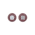 thumbnail image 2 of Prongs Set Garnet Earring Jackets in 14K White Gold (7/8 cttw), 2 of 3