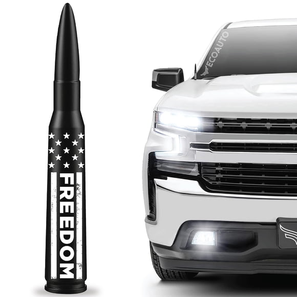 EcoAuto Antena Decorativa para Auto Compatível com Todos os Modelos de Caminhão Chevy e GMC