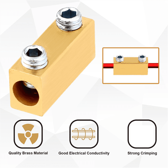 20pcs 8 Gauge Wire Connectors,8 AWG Docking Connector Quick Wiring Connection Terminal 20A Wire Terminal Connectors Wire