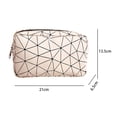 thumbnail image 2 of Bolsa de maquillaje grande con cremallera, organizador de cosméticos de viaje para mujeres y niñas, 2 of 5