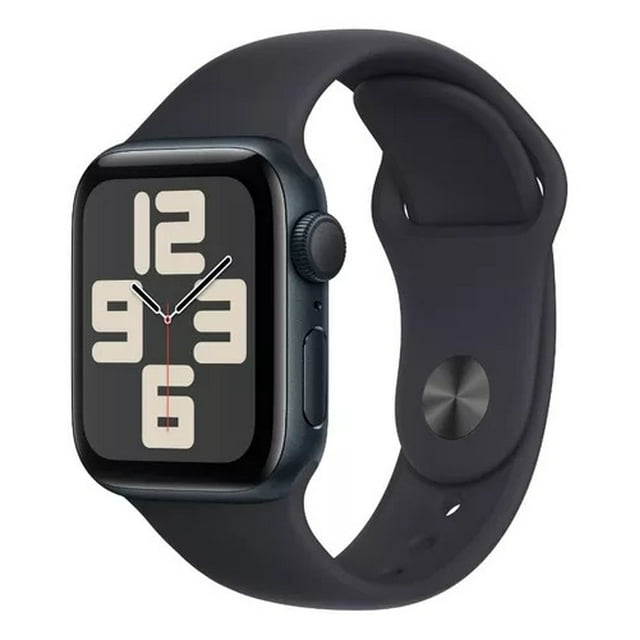 Apple Watch SE GPS (2da Gen) • Caja de aluminio color medianoche de 40 mm • Correa deportiva color medianoche - M/L