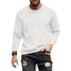 thumbnail image 2 of pstuiky camisa de manga larga para hombre, Sudadera deportiva informal de manga larga para hombre, color liso Tops de talla grande para hombre l, 2 of 5