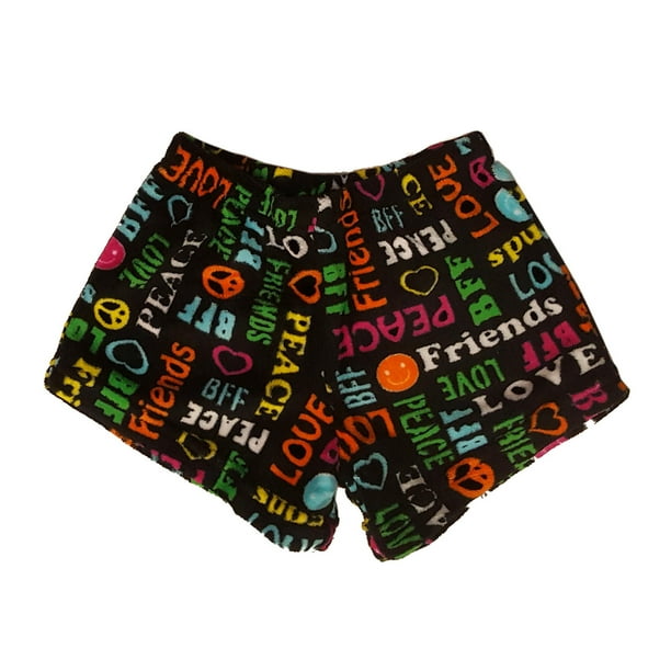 Confetti And Friends Confetti and Friends Fuzzy Plush Pajama Shorts