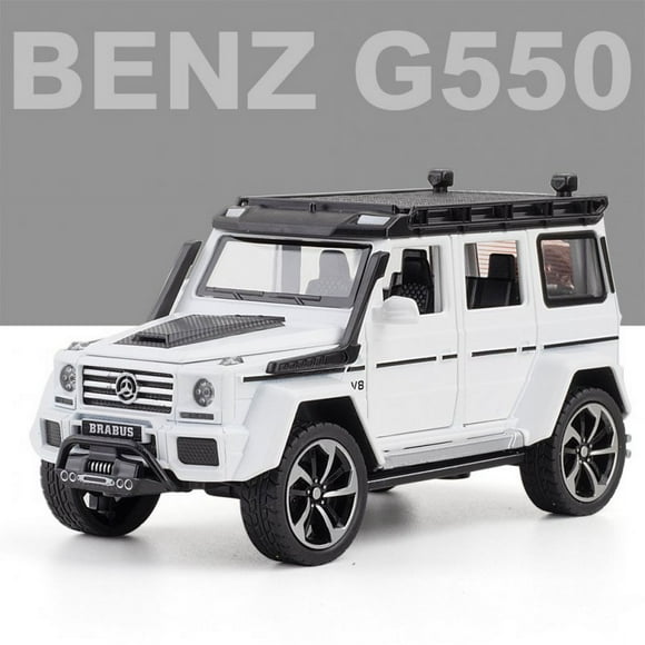 Voiture Jouet en Alliage 1:32 G550 Édition Aventure Modèle de Voiture Tout-Terrain Jouets pour Enfants Collection Salon Ornements Blanc