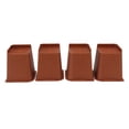 thumbnail image 1 of Furniture Extra Raiser, Non Slip Stackable 4PCS L Shaped Heavy Duty Bed Chair Riser ABS  For Sofa, 1 of 8