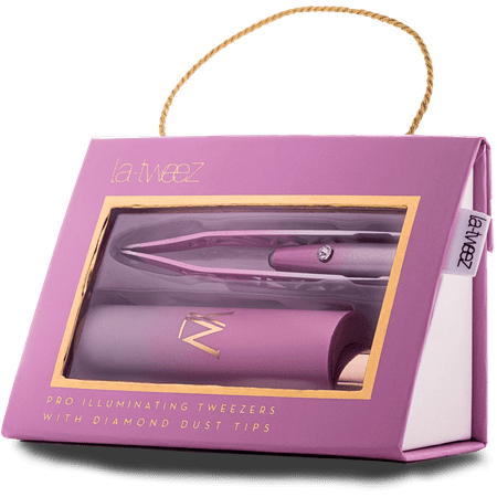 Illuminating Pure Diamond - LaTweez - Pink Ombre Illuminating Tweezer + Diamond Dust