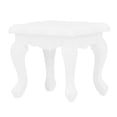 thumbnail image 2 of Mesa de centro de madera blanca para casa de muñecas, miniatura de simulación, 1/12, 2 of 14