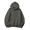 thumbnail image 4 of Women Hoodies Oversized Fleece Long Sleeve Comfy Casual Basic Sweatshirts 2025 Fall Pullover Outfits Y2K Clothes, 4 of 5