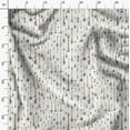 thumbnail image 3 of Soimoi Tissu Blanc Poly Georgette Flèche Tribale Imprimé 1 Yard 52 Pouces de Large, 3 of 6