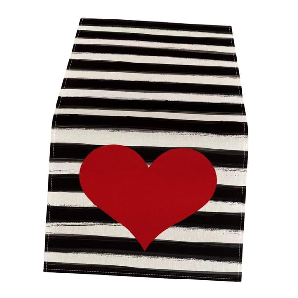 de mesa para el día de San Valentín, decoración de mesa de comedor, mantel de fibra de poliéster de 72 pulgadas para boda, cumpleaños, fiesta , Estilo B