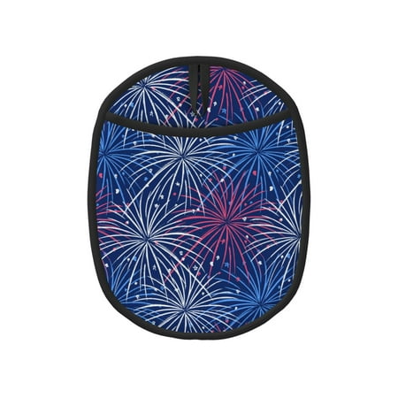 

Sikiie Ireworks In The Night Sky Silicone Pot Holders Oven Mitts Heat Resistant Hot Pads Non Slip Pot Holder for Kitchen Baking and Cooking 9.4 x 7.5 Inches